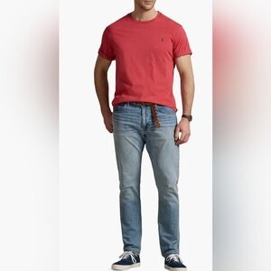 Polo Ralph Lauren Jersey Crewneck Tee Big & Tall 3XB , 4XLT Red